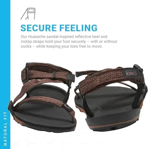 Xero Shoes Men's Z-Trail EV Barefoot Hiking Sandals 10mm (US 11 / EU 44) | Natural Movement & Protection thumbnail 4