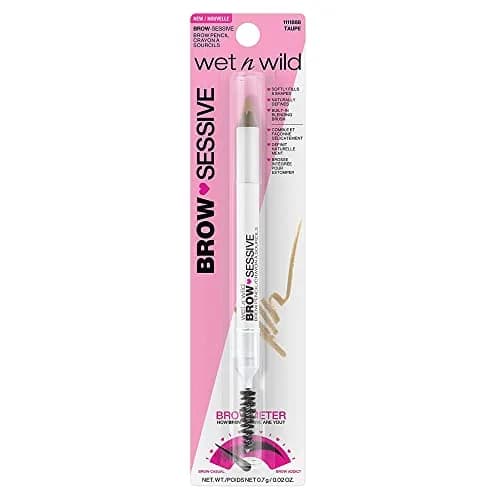 wet n wild Brow-Sessive Brow Pencil Taupe | Ultra-Precise Dual Ended Spoolie Brush for Perfect Blendable Shaping thumbnail 4