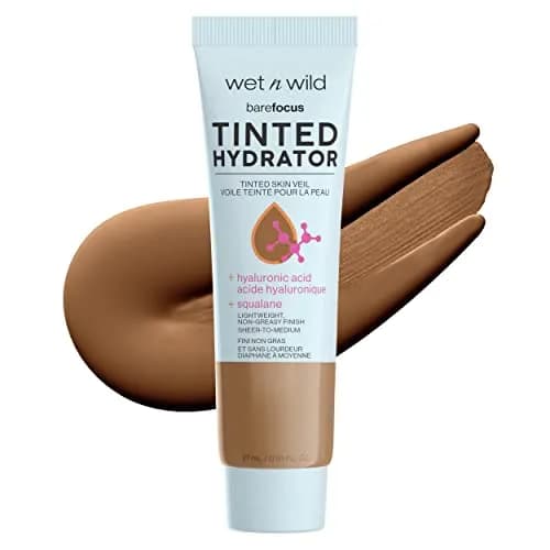 wet n wild Bare Focus Tinted Hydrator Deep 25.8 ml (0.91 fl oz) | Hydrating Tinted Skin Veil with Hyaluronic Acid & Vegan Squalane thumbnail 1