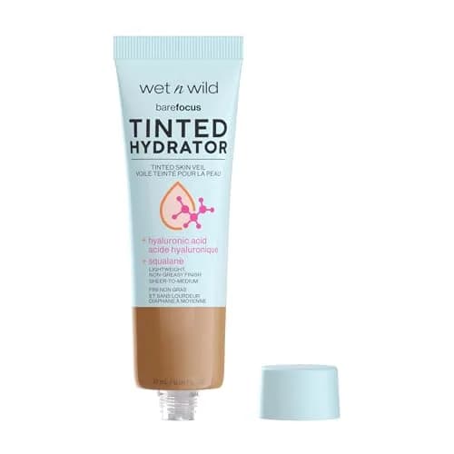 wet n wild Bare Focus Tinted Hydrator Deep 25.8 ml (0.91 fl oz) | Hydrating Tinted Skin Veil with Hyaluronic Acid & Vegan Squalane thumbnail 2