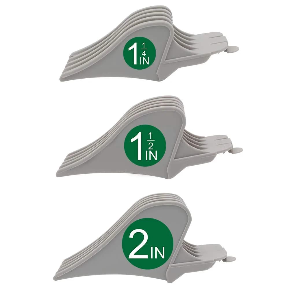 CR8GR8 Hair Clipper Guards, 3 Count | Fits Wahl Clippers, 2 Inch Long Style, Gray — White