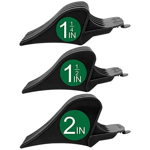 CR8GR8 Professional Hair Clipper Guards 1.25" 1.5" 2" | Fits Most Wahl Clippers (Black, 3-Count) thumbnail 1