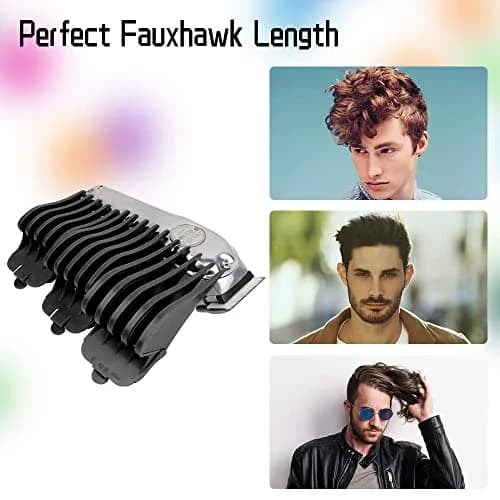 CR8GR8 Professional Hair Clipper Guards 1.25" 1.5" 2" | Fits Most Wahl Clippers (Black, 3-Count) thumbnail 3