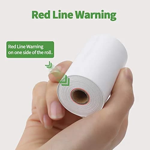 MUNBYN 50 Rolls Thermal Paper 56mm x 16m (2.2" x 50ft) | BPA Free Receipt Paper for POS Printers thumbnail 8