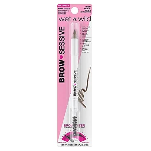 wet n wild Brow-Sessive Brow Pencil Medium Brown | Ultra-Precise Dual Ended Spoolie Brush for Perfect Buildable Blendable Shaping thumbnail 5