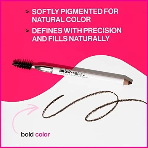 wet n wild Brow-Sessive Brow Pencil Medium Brown | Ultra-Precise Dual Ended Spoolie Brush for Perfect Buildable Blendable Shaping thumbnail 2
