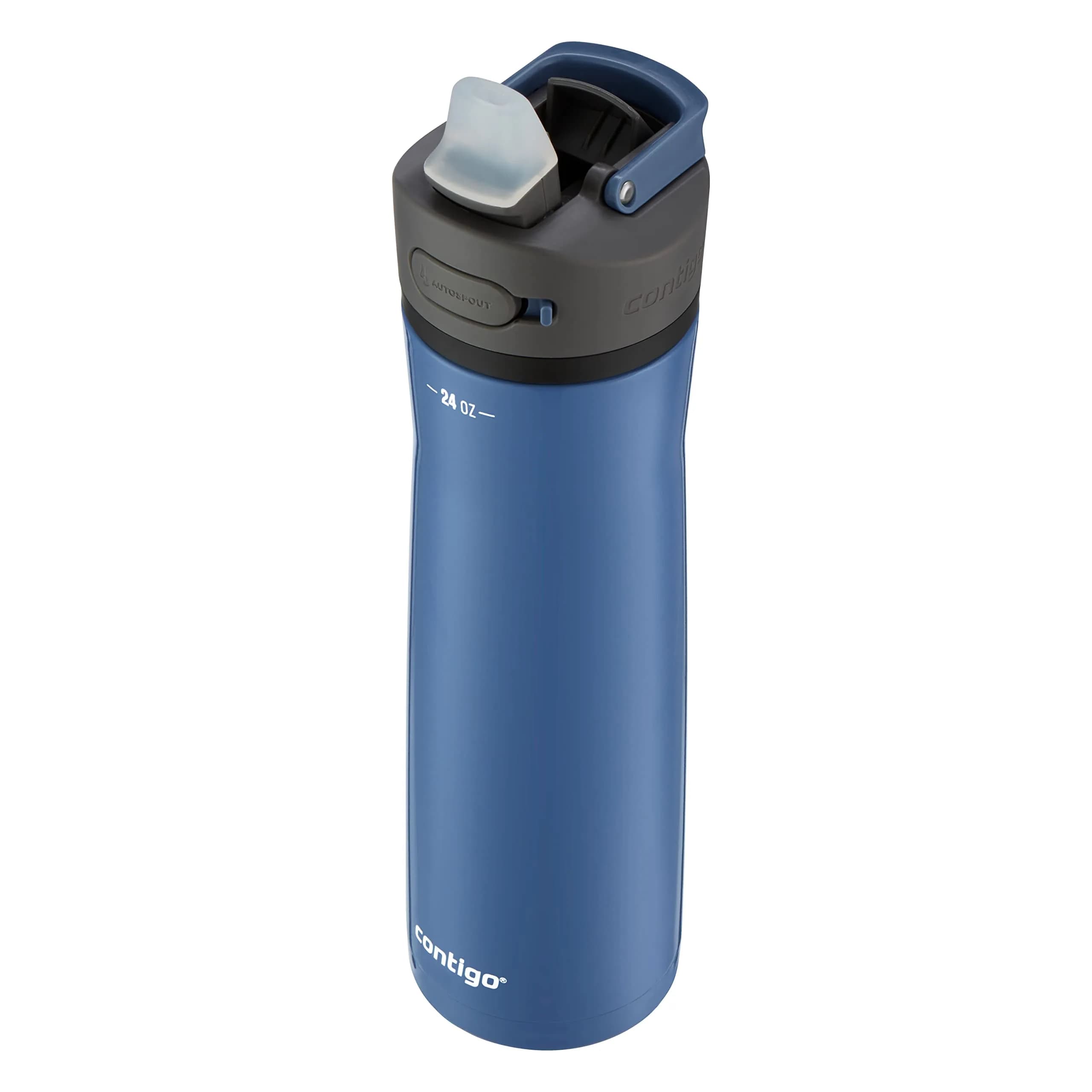 Contigo Ashland Chill Water Bottle 710ml | Double-Wall Vacuum Insulated, Leakproof, 24hr Cold, 6hr Hot — Blue Corn / 24oz / Ashland Chill