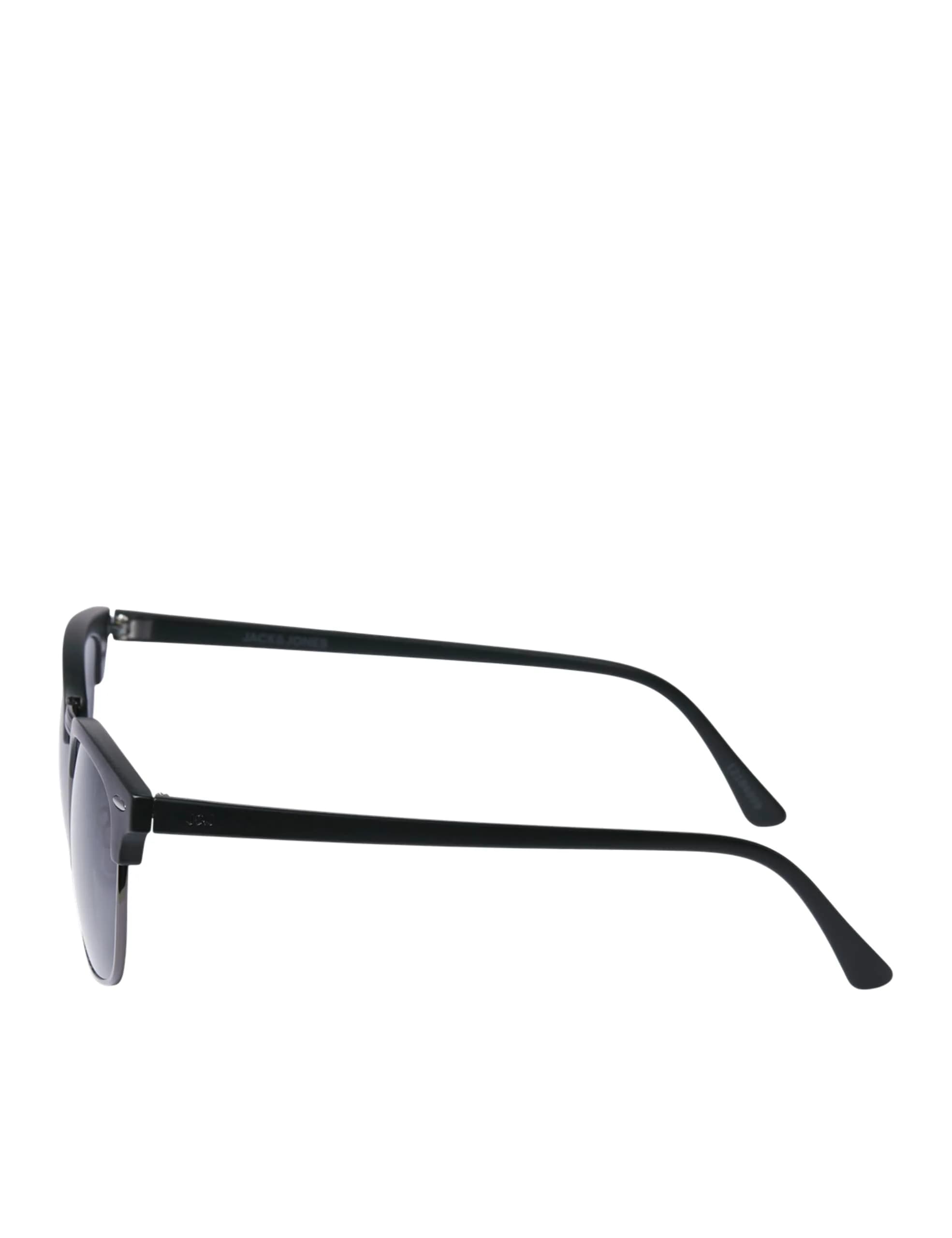 JACK & JONES Male Right Pointed Sunglasses Jet Black/Detail: J5464-00 | Modern, Polarized, Full Rim (70-120 chars)