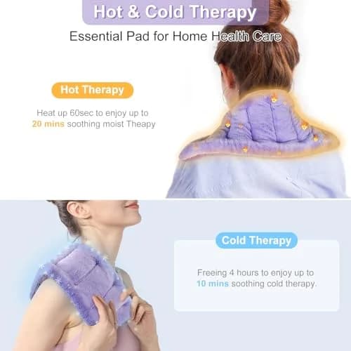 SUZZIPAD Microwave Heating Pad | Moist Heat for Muscle Soreness & Fatigue thumbnail 6