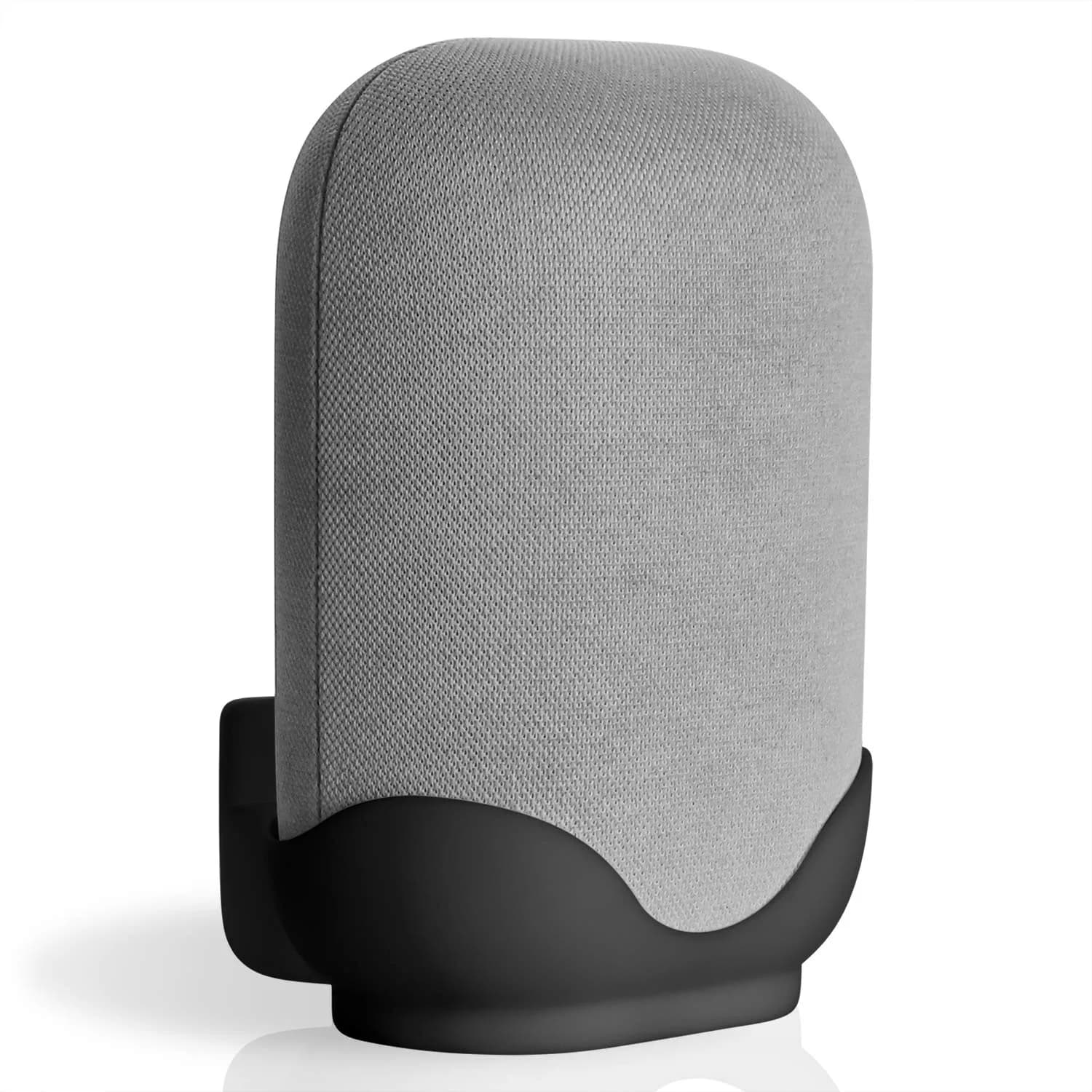 LeongLzt Nest Audio Speaker Wall Mount Bracket Clear | ABS Plastic, Cable Management, Easy Install — BLACK