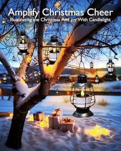 Homemory Solar Votive Candles Outdoor Waterproof, Dusk to Dawn, 6-Pack, 5.8cm (2.3") Diameter x 5cm (2") High | Realistic Flickering LED Garden Lights thumbnail 5