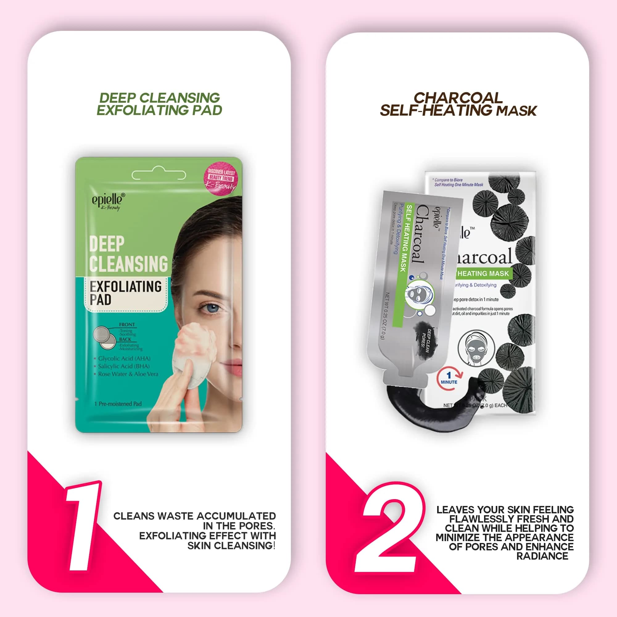 Epielle Home Spa Kit, 6 Relaxation Essentials for Radiant Skin, All-in-One Self Care Set, Korean Skin Care, Travel Friendly, Gift for Women thumbnail 5