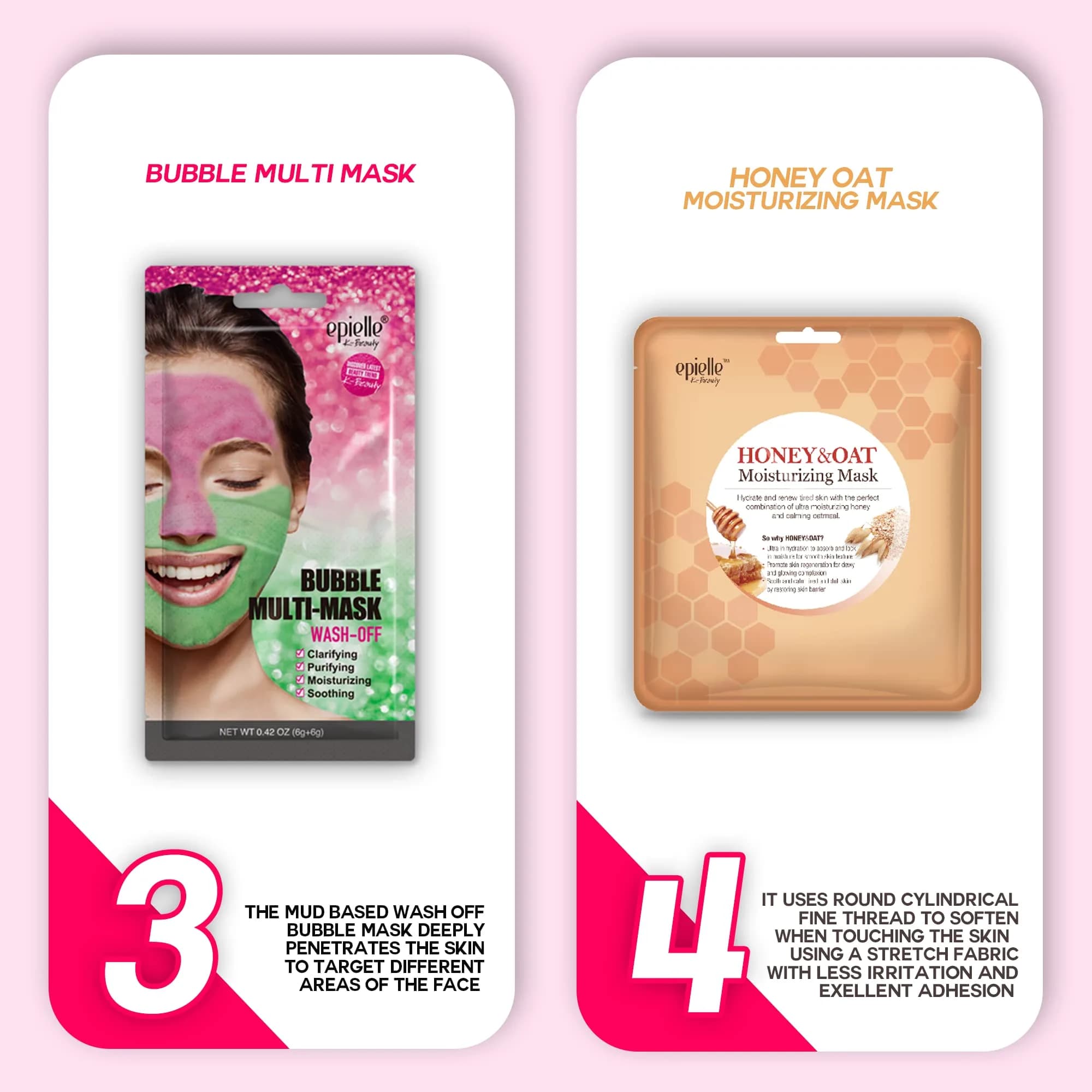 Epielle Home Spa Kit, 6 Relaxation Essentials for Radiant Skin, All-in-One Self Care Set, Korean Skin Care, Travel Friendly, Gift for Women thumbnail 6