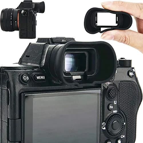 Kiorafoto Extended Eyecup for Sony A7S III, A1, A7 IV, A7R V Cameras | Replaces FDA-EP19 Viewfinder thumbnail 1