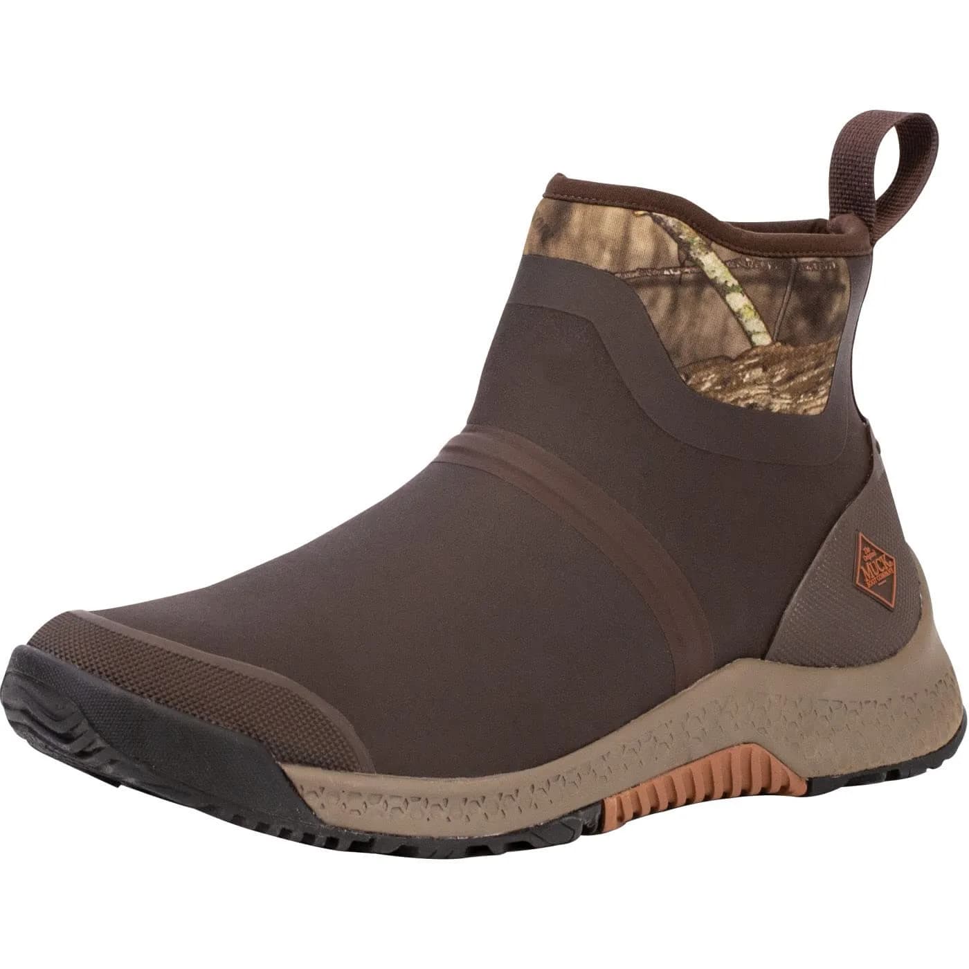 MUCK Men's Outscape Chelsea Slip On Waterproof Boots 6 inches Brown | Durable, Lightweight & Slip-Resistant