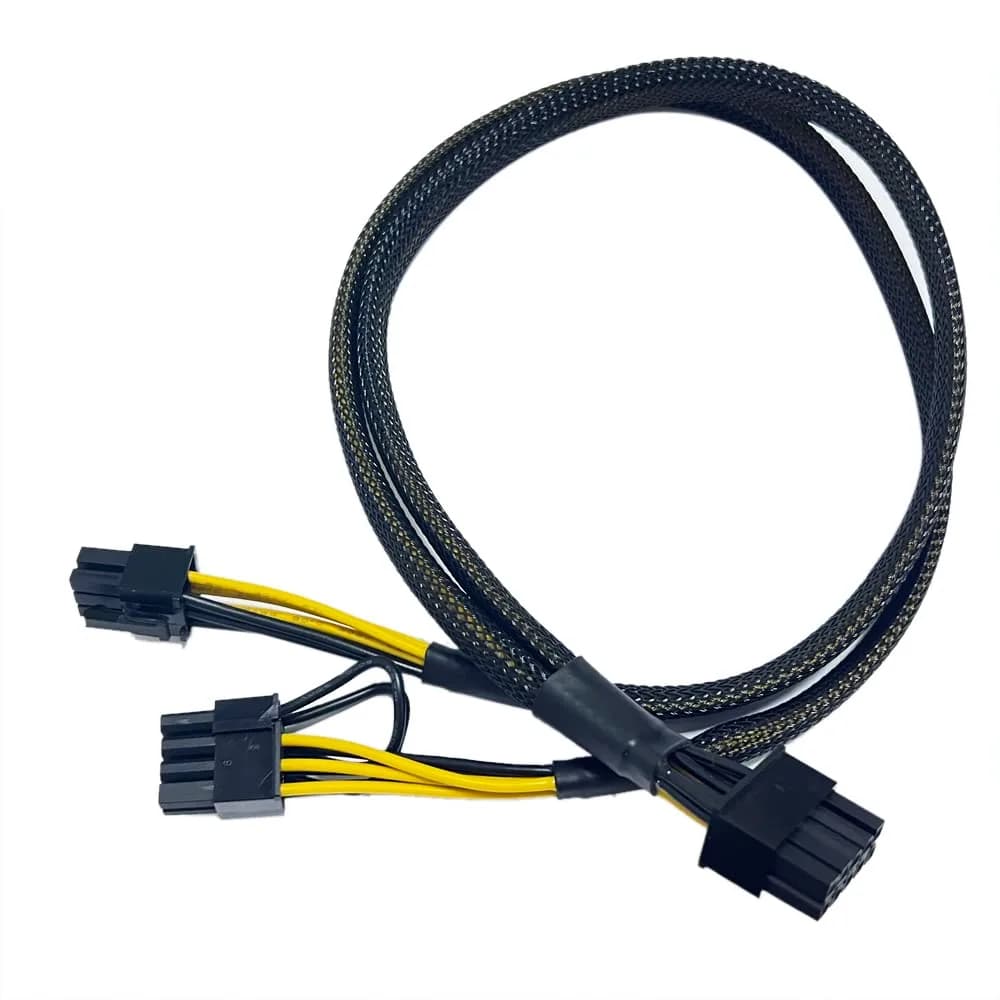 Zahara 10 Pin to 8+6 Pin PCIe GPU Power Adapter Cable 50cm (19.68 inches) for Dell Precision 5820 - main product image