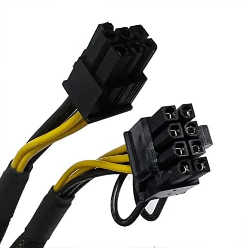 Zahara 10 Pin to 8+6 Pin PCIe GPU Power Adapter Cable 50cm (19.68 inches) for Dell Precision 5820 thumbnail 4