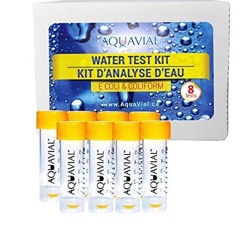 AquaVial Water Testing Kit 8-Pack for E. Coli & Coliform Bacteria | High Sensitivity Water Quality Test thumbnail 1