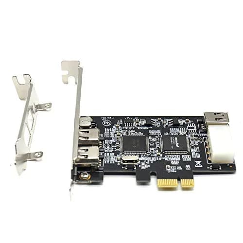 Pardarsey PCIe Firewire Card IEEE 1394a 4 Ports | Plug-and-Play Controller for Windows 10 & Mac OS thumbnail 3