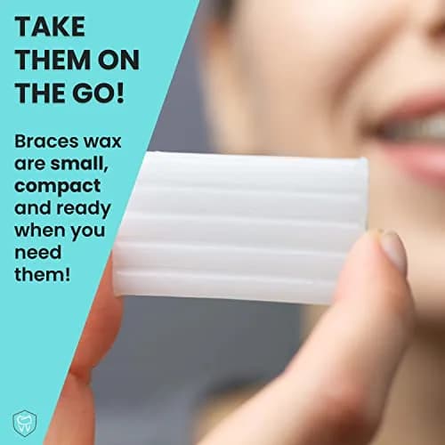 Fresh Knight Orthodontic Wax for Braces & Aligners - 50 Strips | Food Grade, Unscented, Multicolor thumbnail 7