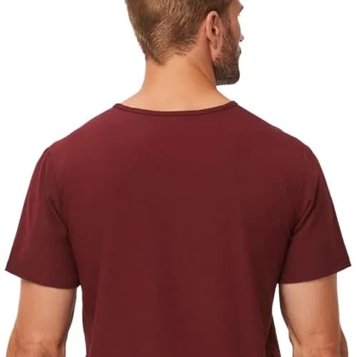 FIGS Chisec Three-Pocket Men’s Scrub Top – Burgundy, M | Technical Comfort & Durable Fit thumbnail 8
