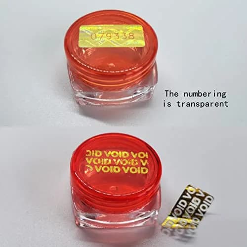 TLK&FBB Gold 580 Pcs Tamper Evident Seal Warranty Void Labels | 2cm x 1cm (0.787" x 0.39") thumbnail 3
