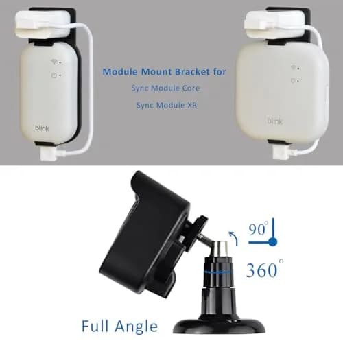 GoHonor Blink Outdoor Camera Mount Bracket 5-Pack with Sync Module Outlet Mount | Weatherproof ABS Plastic thumbnail 6