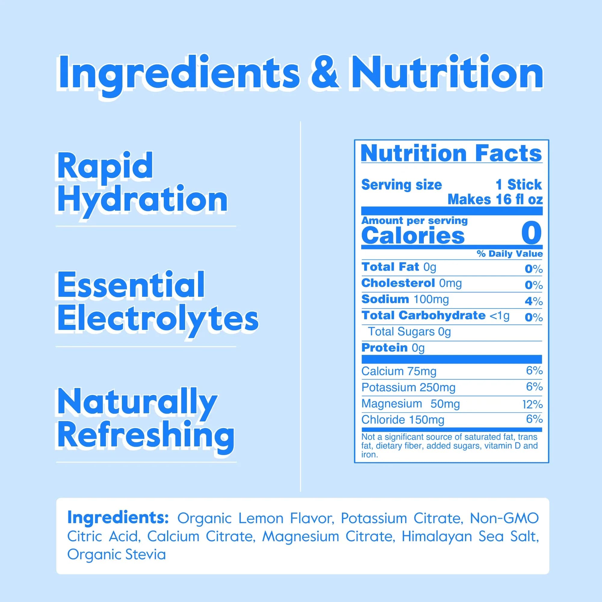 Nectar Hydration Packets Lemon 18 Pack | Zero Sugar Daily IV Hydrate Powder thumbnail 6