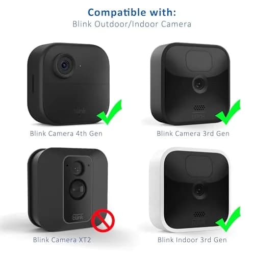 GoHonor 3-Pack Blink Outdoor Camera Mount Bracket with Sync Module Outlet Mount | Weatherproof ABS Plastic, 360° Rotation, Easy Install thumbnail 2