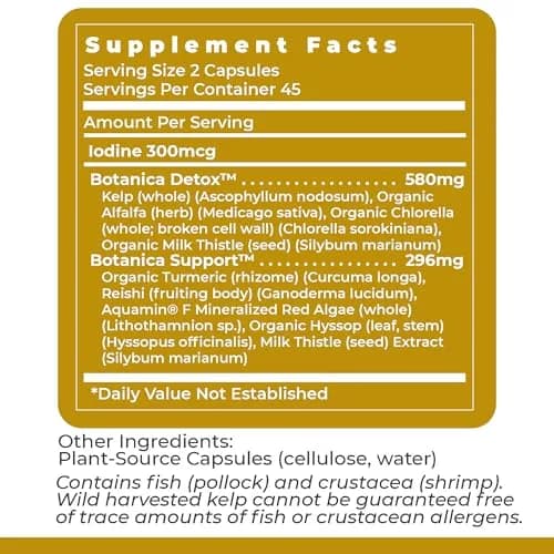 Premier Research Labs XenoStat - Thyroid Supplement - 90 Capsules | Natural Thyroid Support with Iodine & Plant Extracts thumbnail 6