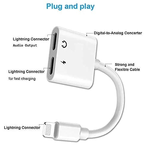 Belcompany MFi Certified Dual Lightning Adapter 2 Pack | Charge & Listen Simultaneously thumbnail 13