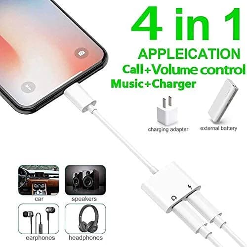 Belcompany MFi Certified Dual Lightning Adapter 2 Pack | Charge & Listen Simultaneously thumbnail 15