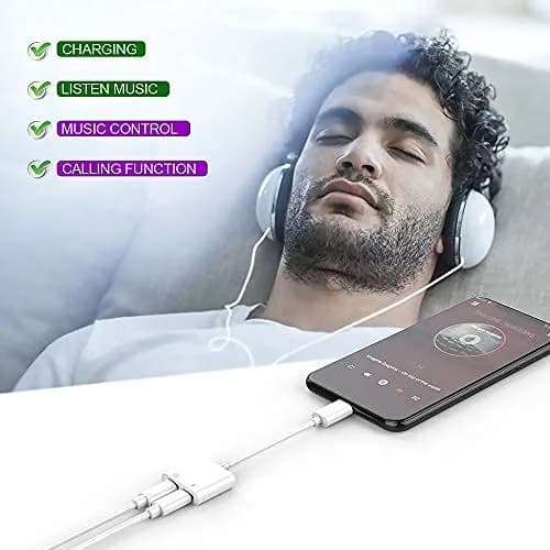 Belcompany MFi Certified Dual Lightning Adapter 2 Pack | Charge & Listen Simultaneously thumbnail 3