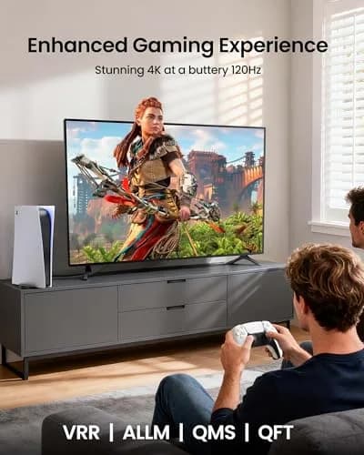 Silkland 8K HDMI 2.1 Cable 2.05m (6.6ft) | Supports 8K@60Hz, 4K@144Hz, eARC, Dynamic HDR, 48Gbps thumbnail 6