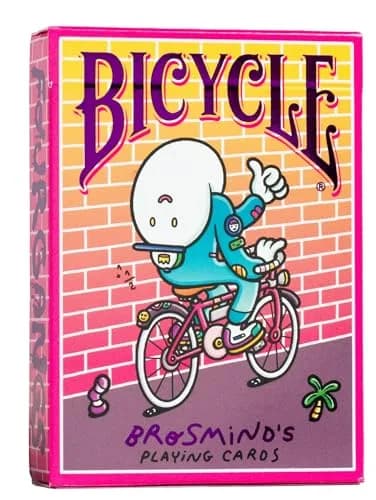 Bicycle Brosmind Four Gangs Playing Cards, Yellow | Unique Art Deck for Card Enthusiasts thumbnail 1