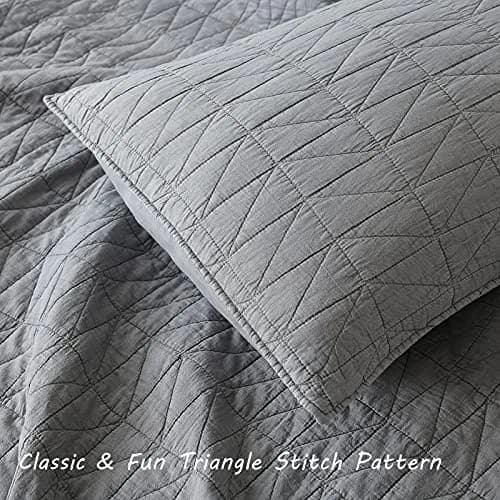 HORIMOTE HOME Quilt Set King Size | Ultra Soft Lightweight Microfiber Bedding thumbnail 5