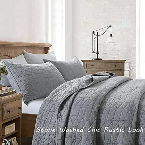 HORIMOTE HOME Quilt Set King Size | Ultra Soft Lightweight Microfiber Bedding thumbnail 2
