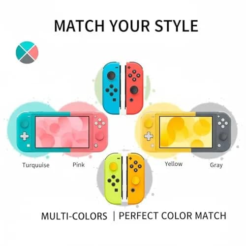 Ferkurn Yellow Joystick Thumb Grip Caps for Nintendo Switch OLED & Lite | 8-Pack thumbnail 5