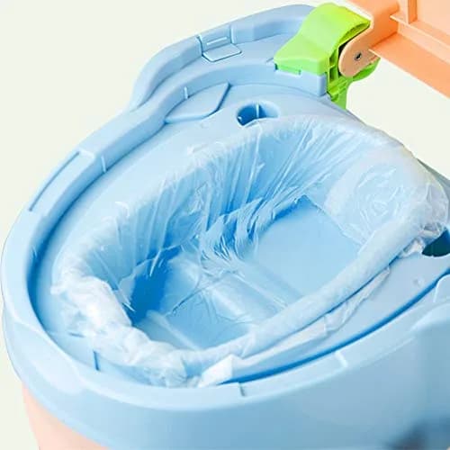 Tebery 200 Pack Portable Potty Chair Liners with Drawstring, Transparent PE Bags | Travel & Home Use thumbnail 6