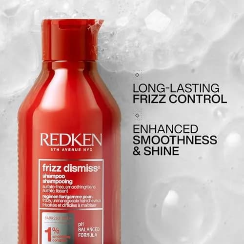 Redken Frizz Dismiss Shampoo for Frizzy Hair 300ml (10.1 Fl Oz) | Sulfate-Free Smoothing & Shine thumbnail 2