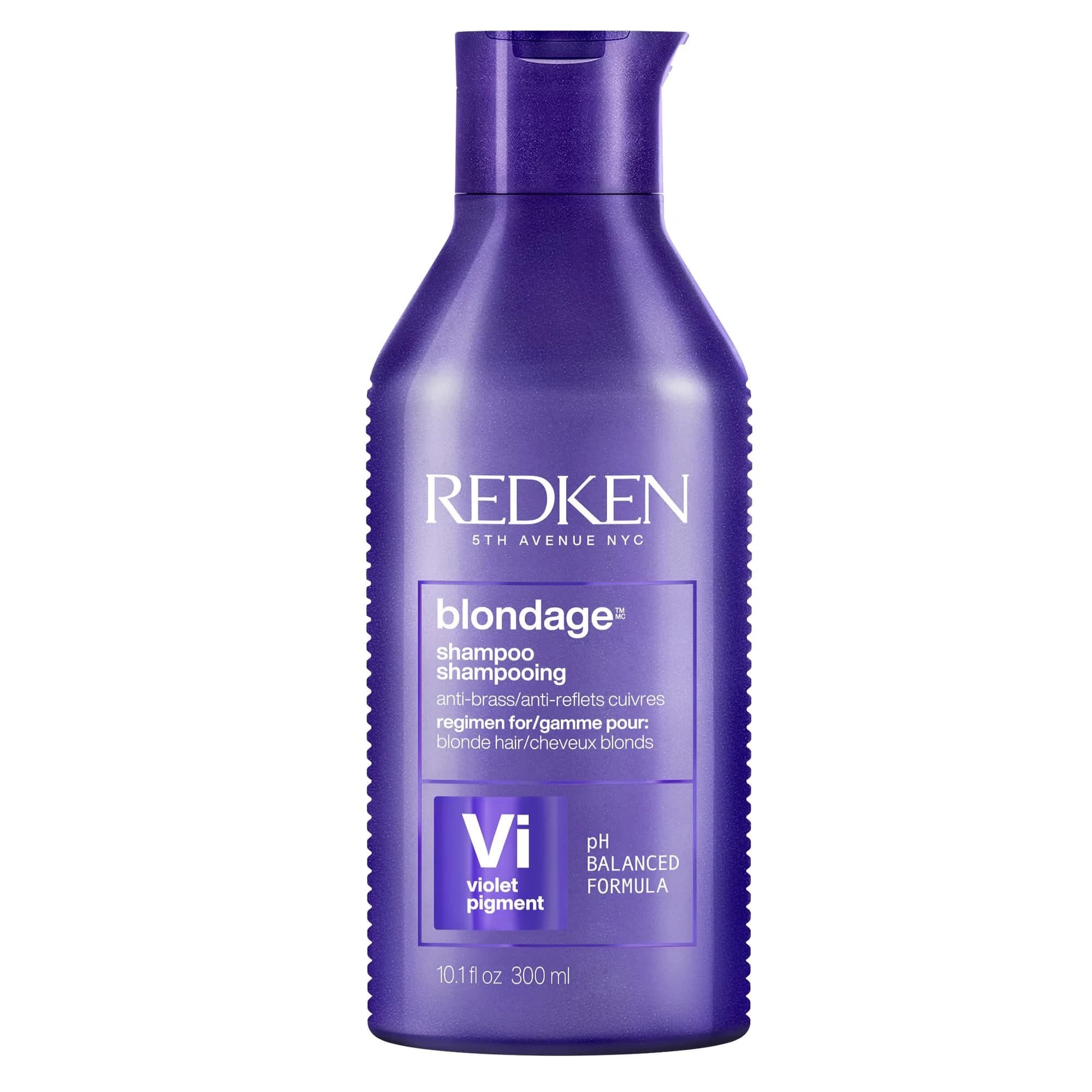 Redken Blondage Purple Shampoo 300ml (10.1 Fl Oz) | Tones Blonde Hair, Removes Brassiness - main product image