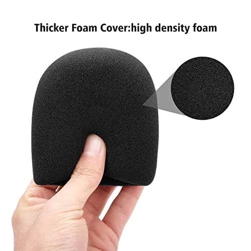 ChromLives Microphone Windscreen & Foam Cover Combo for Audio Technica at2020, at2035, at2500, at2050, at4040 | Noise Filter thumbnail 6