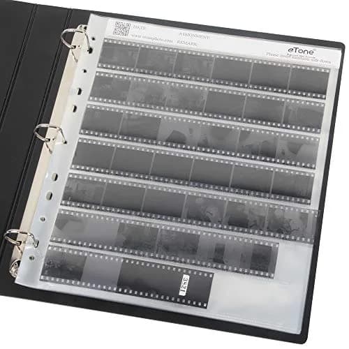 eTone Archival Storage Sheets for 35mm Negatives, 50 Pages (25.5cm x 29.2cm) | Holds 42 Frames Per Page thumbnail 4