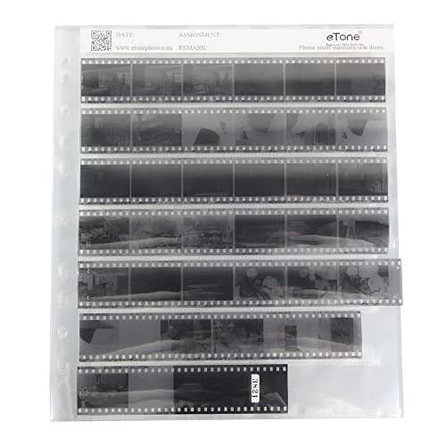 eTone Archival Storage Sheets for 35mm Negatives, 50 Pages (25.5cm x 29.2cm) | Holds 42 Frames Per Page thumbnail 3