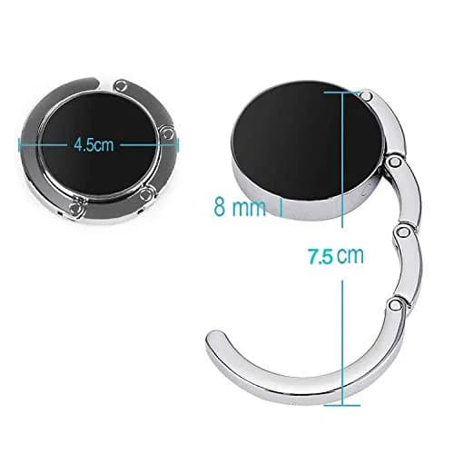 Bosketo Foldable Purse Hook 3 Pack Amazing Flower Hook | Keeps Bags Clean & Safe thumbnail 2