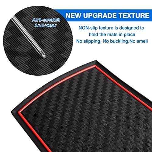 Autorder Center Console Organizer for Kia Soul 2020-2026 | ABS Plastic Armrest Storage Box with 2 Color Mats thumbnail 3