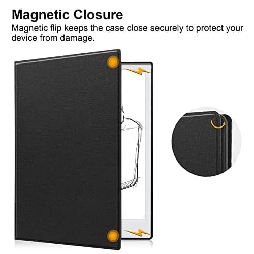 KuRoKo Black Case for Remarkable 2 Tablet | Slim Stand Hard Back Shell with Pen Holder (10.3-inch) thumbnail 5