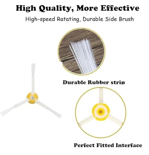 Detetap Side Brush Replacement for iRobot Roomba 900 Series | Easy to Install & Durable Nylon (6-Pack) thumbnail 3