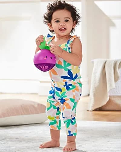 Skip Hop Developmental Learning Crawl Toy Beetbox, Farmstand Grow & Play | Musical Crawl Ball for Babies thumbnail 5