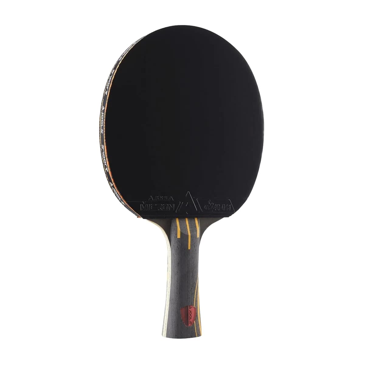 JOOLA Infinity Overdrive Professional Table Tennis Racket | 7-Ply Carbon Kevlar Blade, ITTF Micron 48 Rubber, Flared Handle — Flared Handle